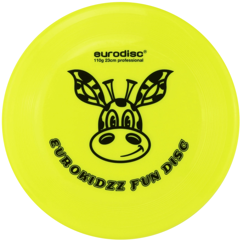 eurodisc® 110g Kidzz Fun Frisbee Giraffe 23cm in verschiedenen Farben eurodisc® 110g Kidzz Fun Frisbee Giraffe 23cm in verschiedenen Farben
