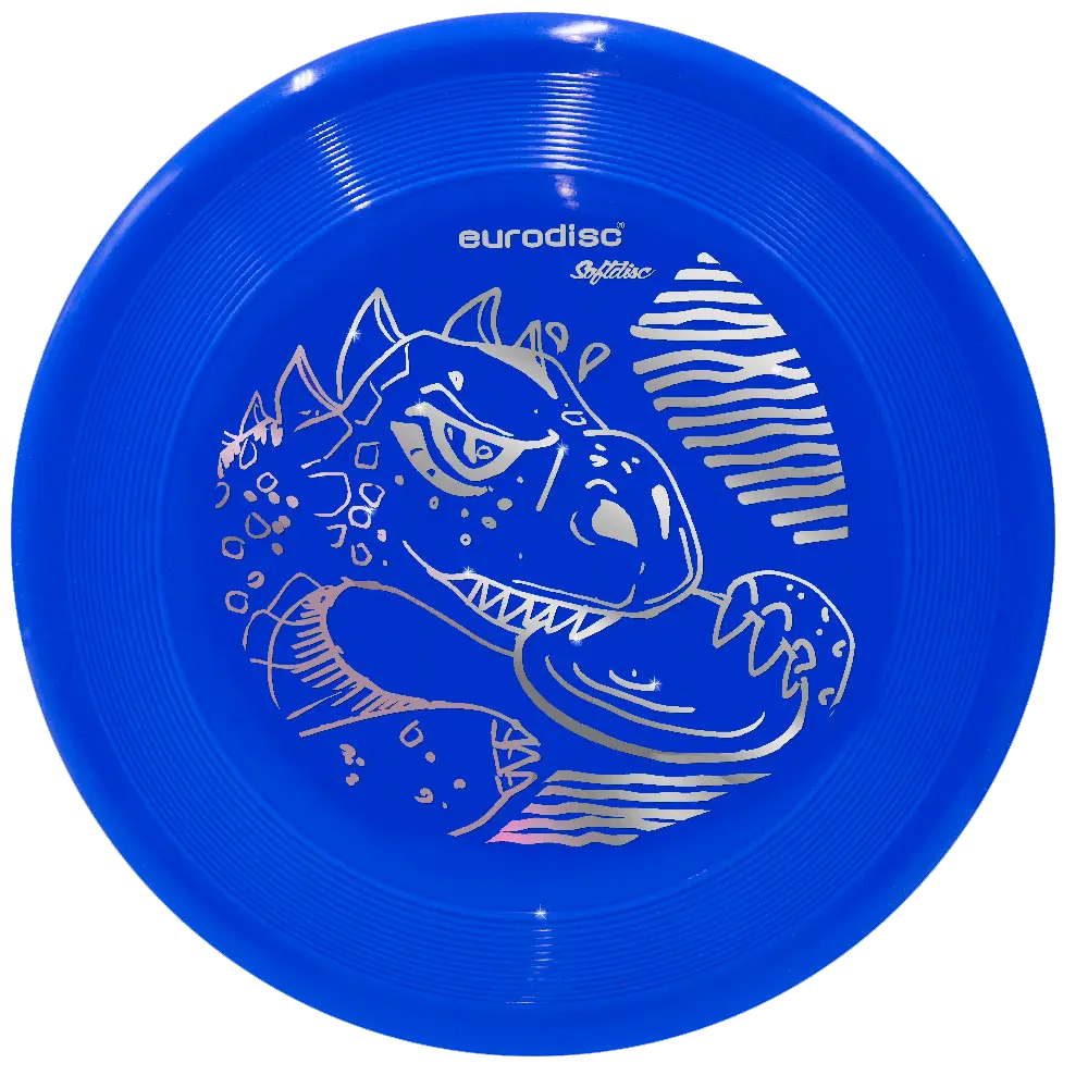 eurodisc® 100g Kidzz Fun Soft Frisbee Throwzilla 23cm Dunkelblau