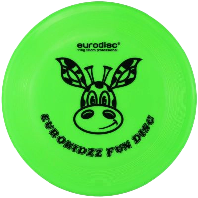 eurodisc® 110g Kidzz Fun Frisbee Giraffe 23cm in verschiedenen Farben eurodisc® 110g Kidzz Fun Frisbee Giraffe 23cm in verschiedenen Farben