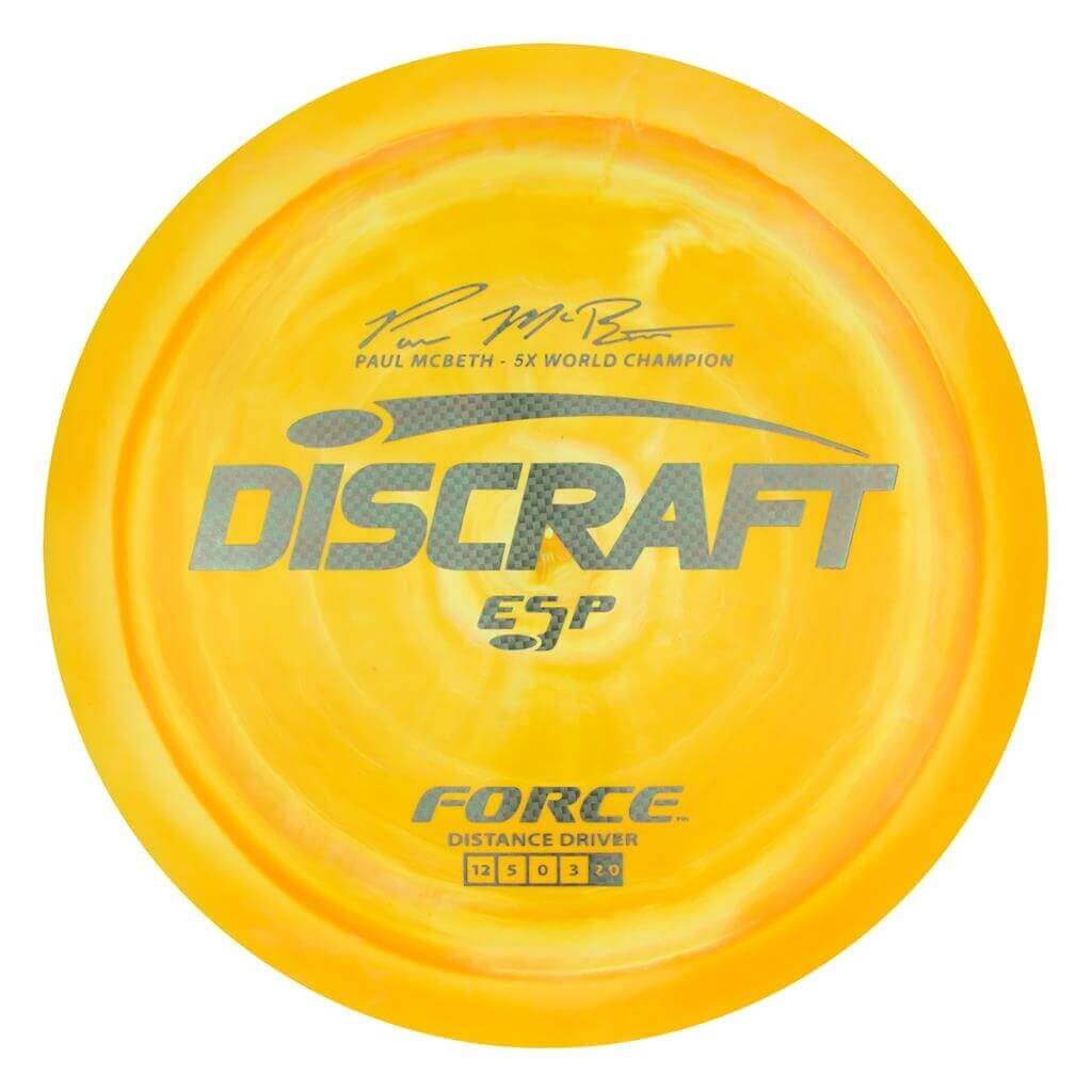 Discraft Disc Golf Distance Driver ESP Force Paul McBeth Discraft Disc Golf Distance Driver ESP Force Paul McBeth
