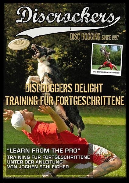 eurodisc® 135g PuncMaster Fun Award bissstarke Hundefrisbee gelb + Trainings-DVD