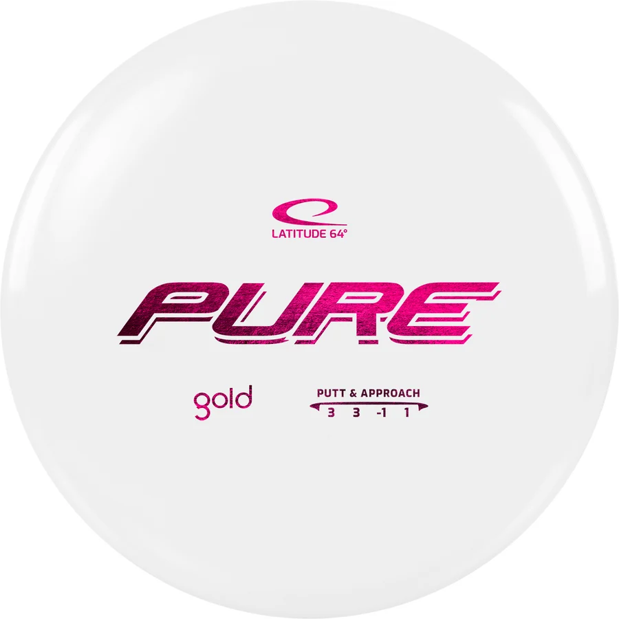 Individuelle Latitude 64 Disc Golf Putt & Approach Pure Gold Individuelle Latitude 64 Disc Golf Putt & Approach Pure Gold