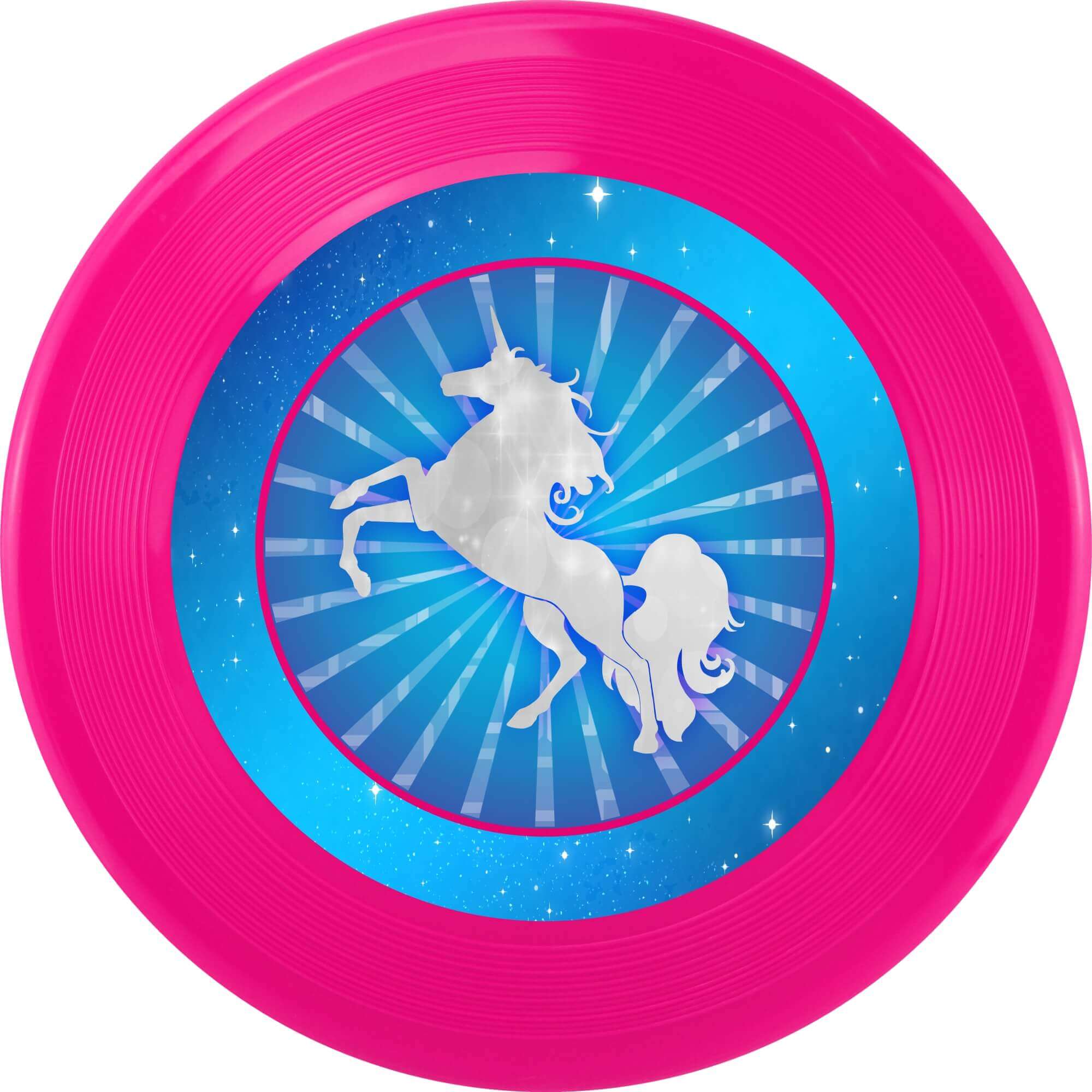 Eurodisc 110g Kidzz Fun Frisbee Unicorn Stars 23cm Pink