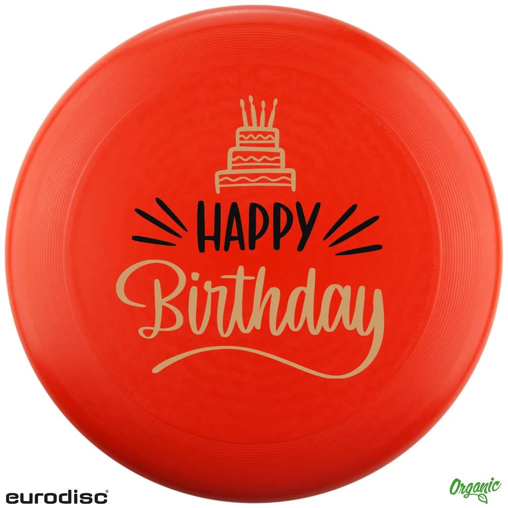 Individuelle eurodisc® 175g Ultimate Frisbee Rot aus Bio-Kunststoff