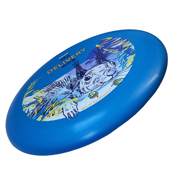 eurodisc® Disc Golf Beginner-Set 3 Discs, Design: Animals, SQU Standard Material Blue - Yellow- White