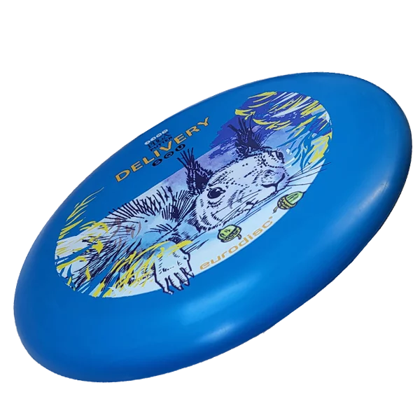 eurodisc® Disc Golf Beginner-Set 3 Discs, Design: Animals, SQU Standard Material Blue - Yellow- White