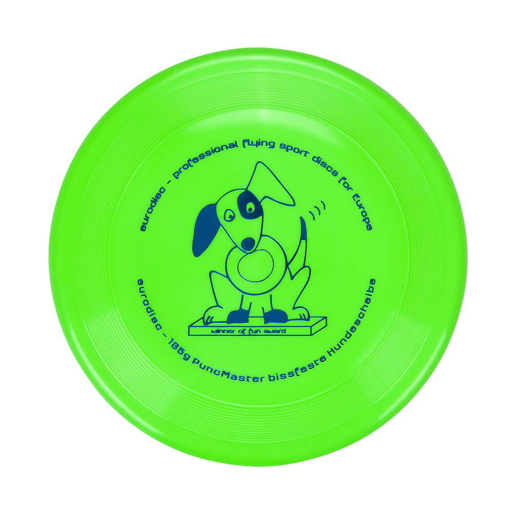 eurodisc® 135g PuncMaster Fun Award Softdisc puncture-resistant Dog Disc green