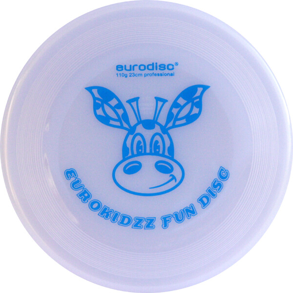 Eurodisc 110g Kidzz Fun Frisbee Giraffe 23cm Transparent