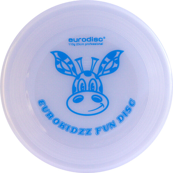 eurodisc® 110g Kidzz Fun Frisbee Giraffe 23cm transparent