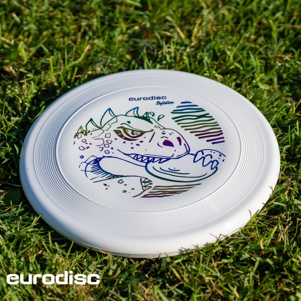 eurodisc® 100g Kidzz Fun Soft Frisbee Throwzilla 23cm Weiss