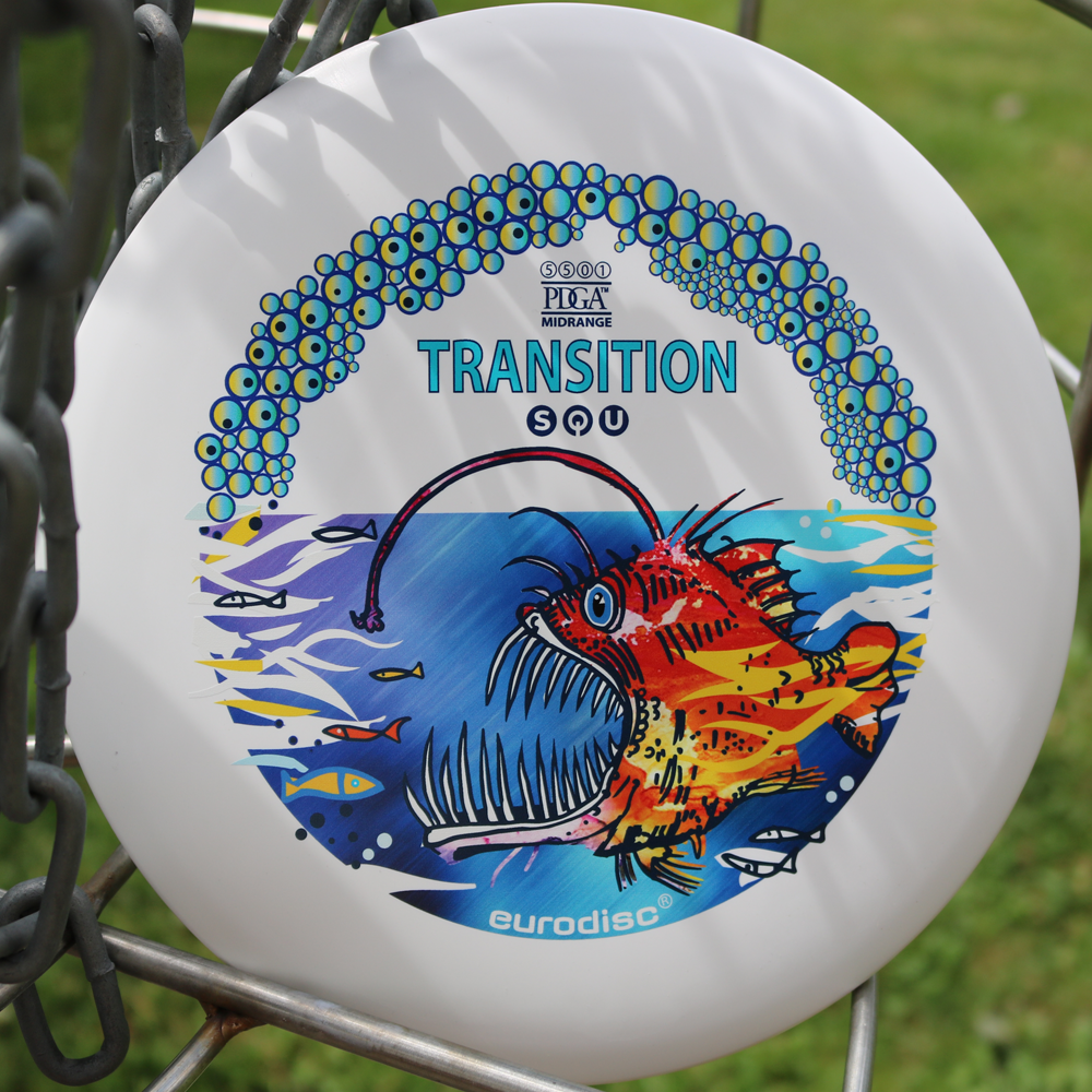 eurodisc® 160 g, Discgolf Midrange Transition SQU, SEADEVIL, weiß