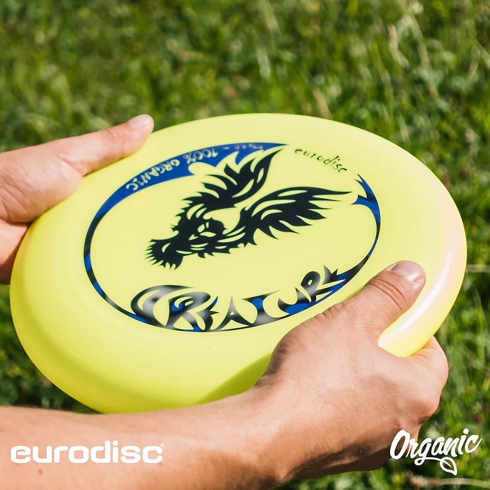 eurodisc® 175g Ultimate Frisbee Creature Gelb aus Bio-Kunststoff