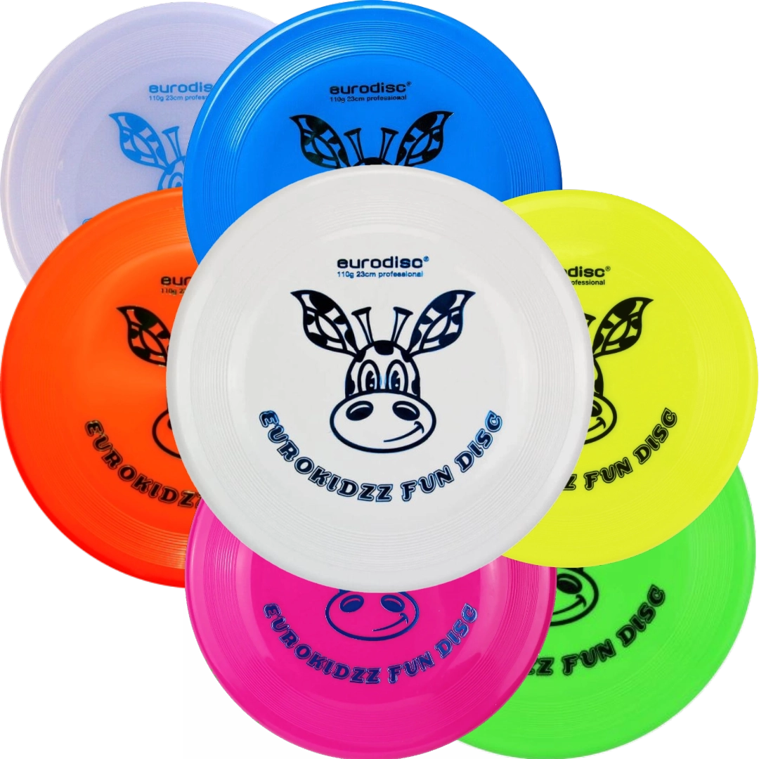 eurodisc® 110g Kidzz Fun Frisbee Giraffe 23cm in verschiedenen Farben eurodisc® 110g Kidzz Fun Frisbee Giraffe 23cm in verschiedenen Farben