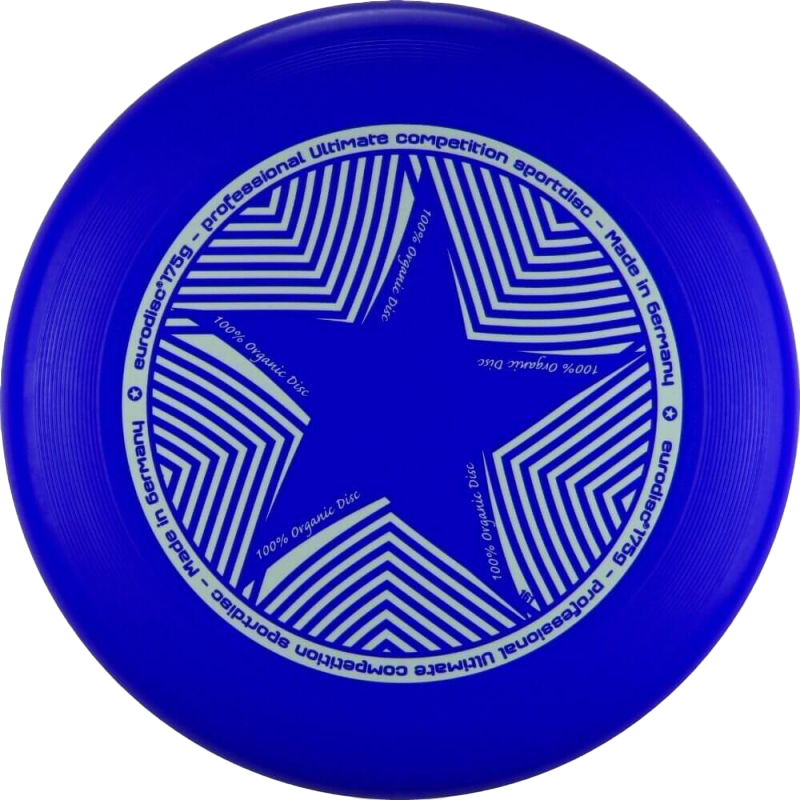 eurodisc® 175g Ultimate Frisbee Star aus Bio-Kunststoff in verschiedenen Farben eurodisc® 175g Ultimate Frisbee Star aus Bio-Kunststoff in verschiedenen Farben