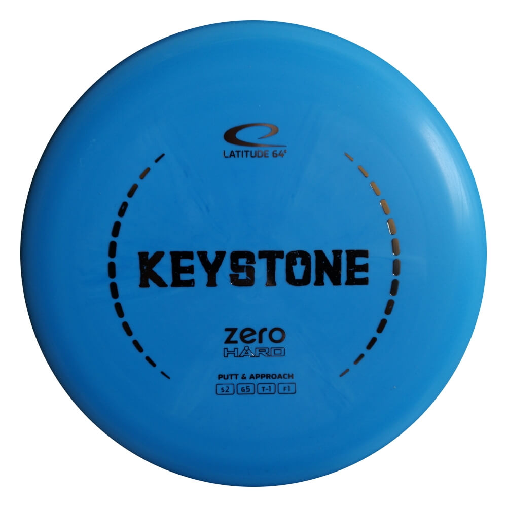 Latitude 64 Disc Golf Putter Zero Medium Keystone-blue-173