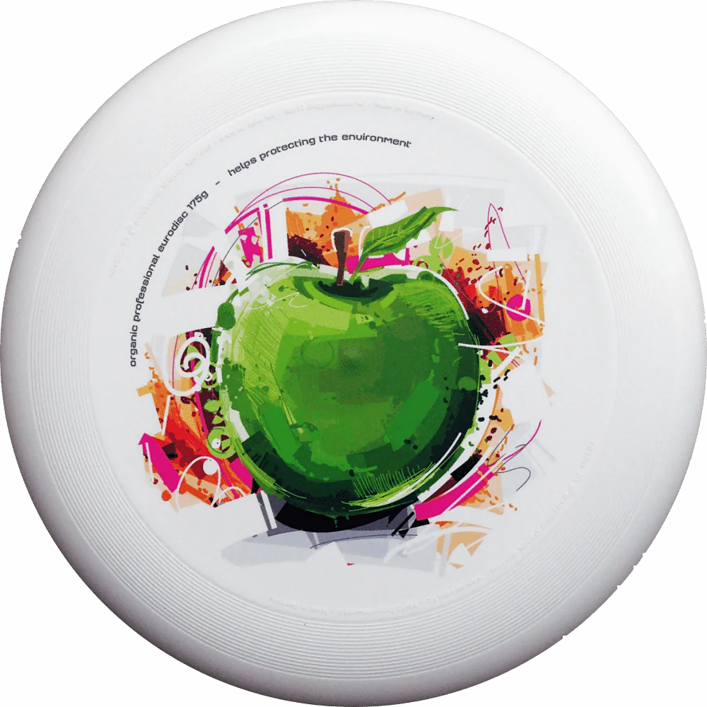 eurodisc® 175g Ultimate Frisbee Apfel aus Bio-Kunststoff