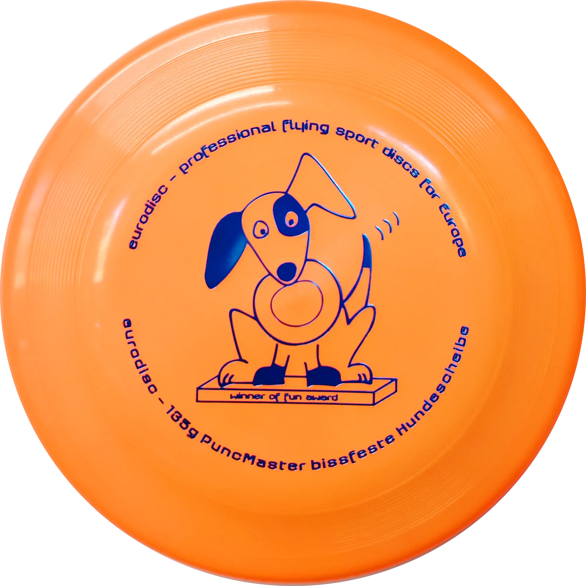 eurodisc 135g PuncMaster Fun Award bissstarke Hundefrisbee BLAU eurodisc 135g PuncMaster Fun Award bissstarke Hundefrisbee BLAU
