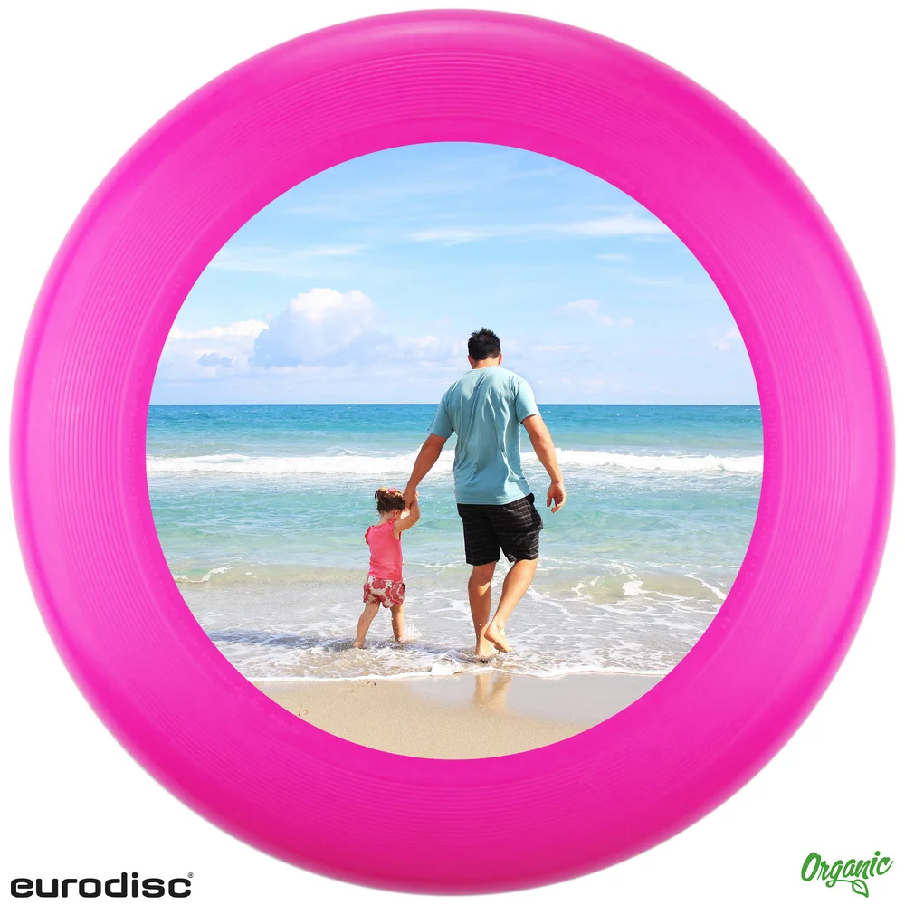 Individuelle eurodisc® 175g Ultimate Frisbee Pink aus Bio-Kunststoff