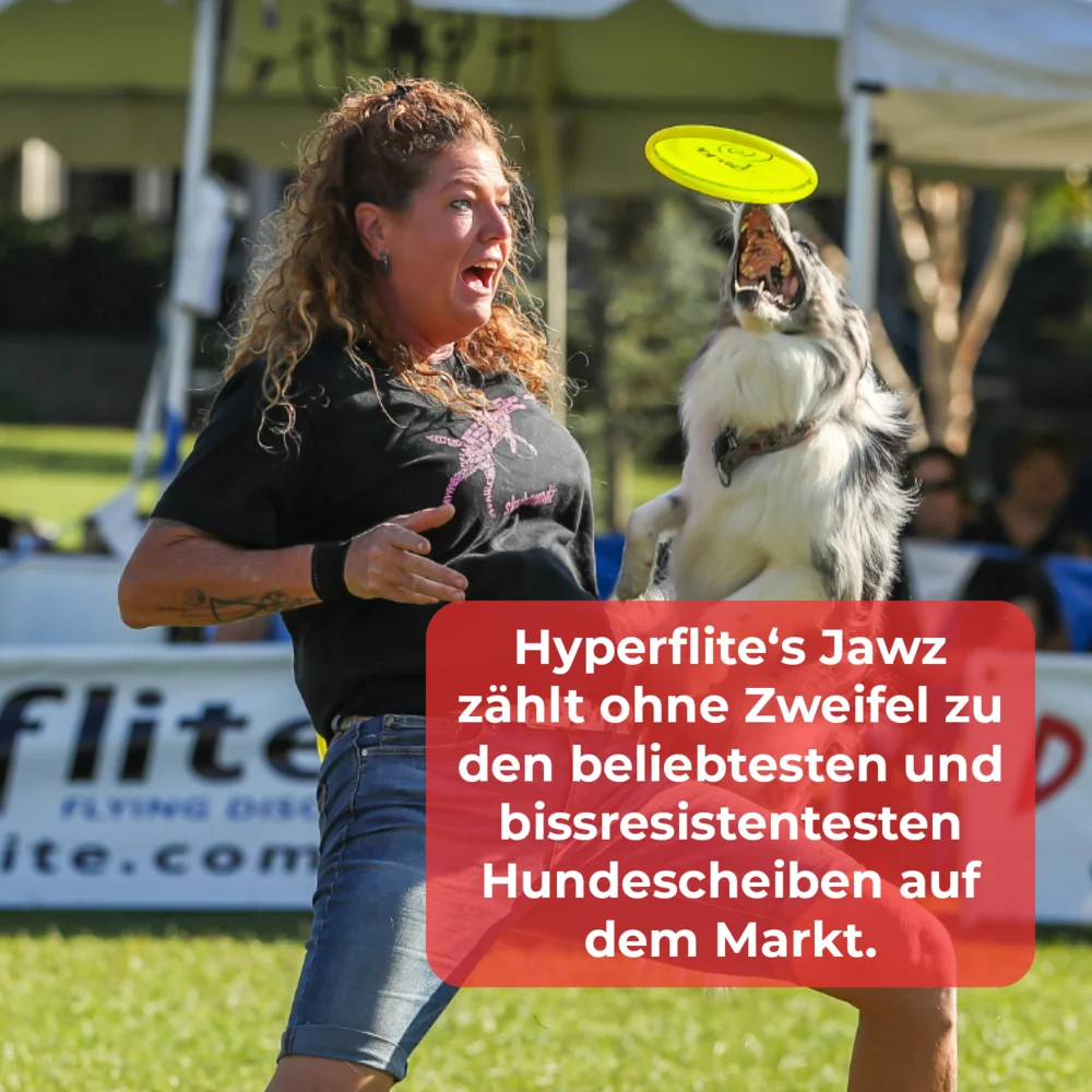 Bissstarke Hundefrisbee Hyperflite Jawz - Rot Bissstarke Hundefrisbee Hyperflite Jawz - Rot