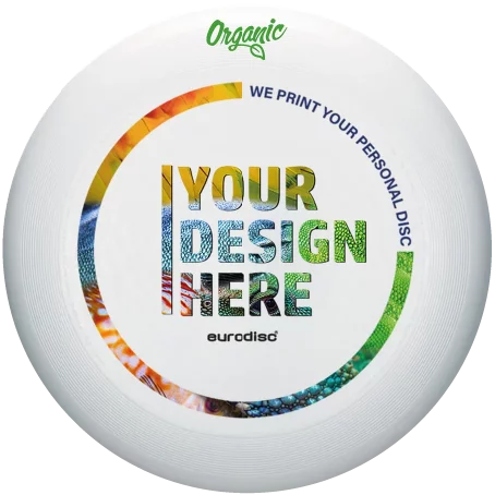 Individuelle eurodisc®  175g Ultimate Frisbee Weiss aus Bio-Kunststoff 