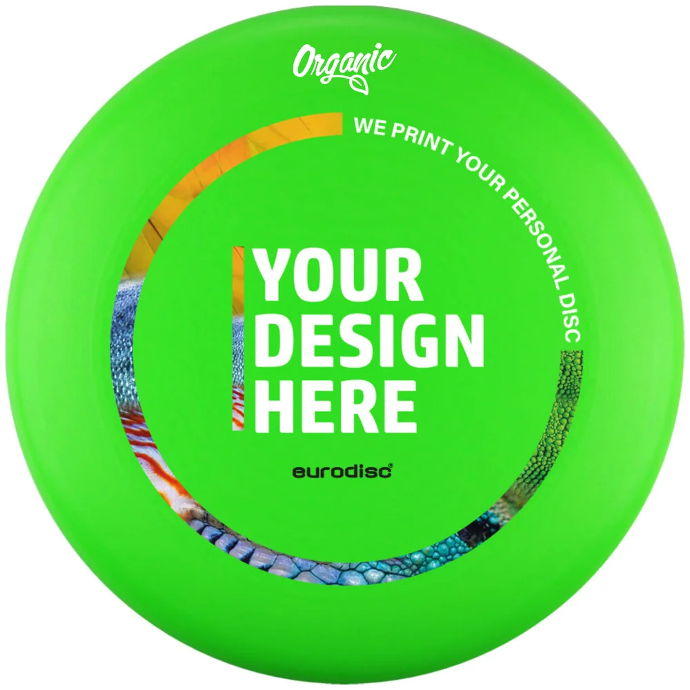 Individuelle eurodisc® 175g Ultimate Frisbee Grün aus Bio-Kunststoff Individuelle eurodisc® 175g Ultimate Frisbee Grün aus Bio-Kunststoff