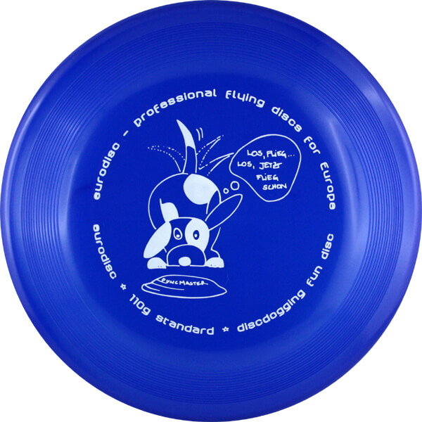 eurodisc® Hundefrisbee 110g Standard dunkelblau