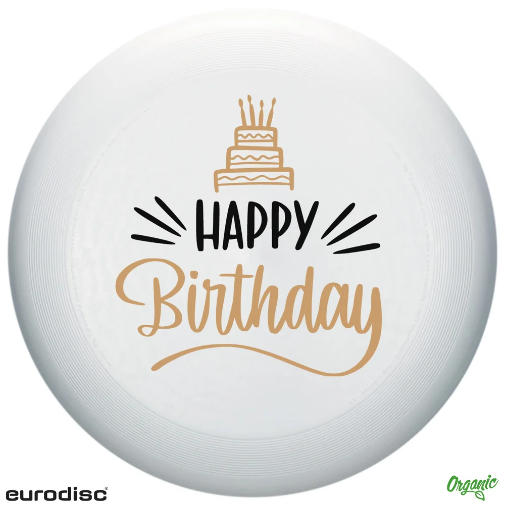 Individuelle eurodisc®  175g Ultimate Frisbee Weiss aus Bio-Kunststoff 