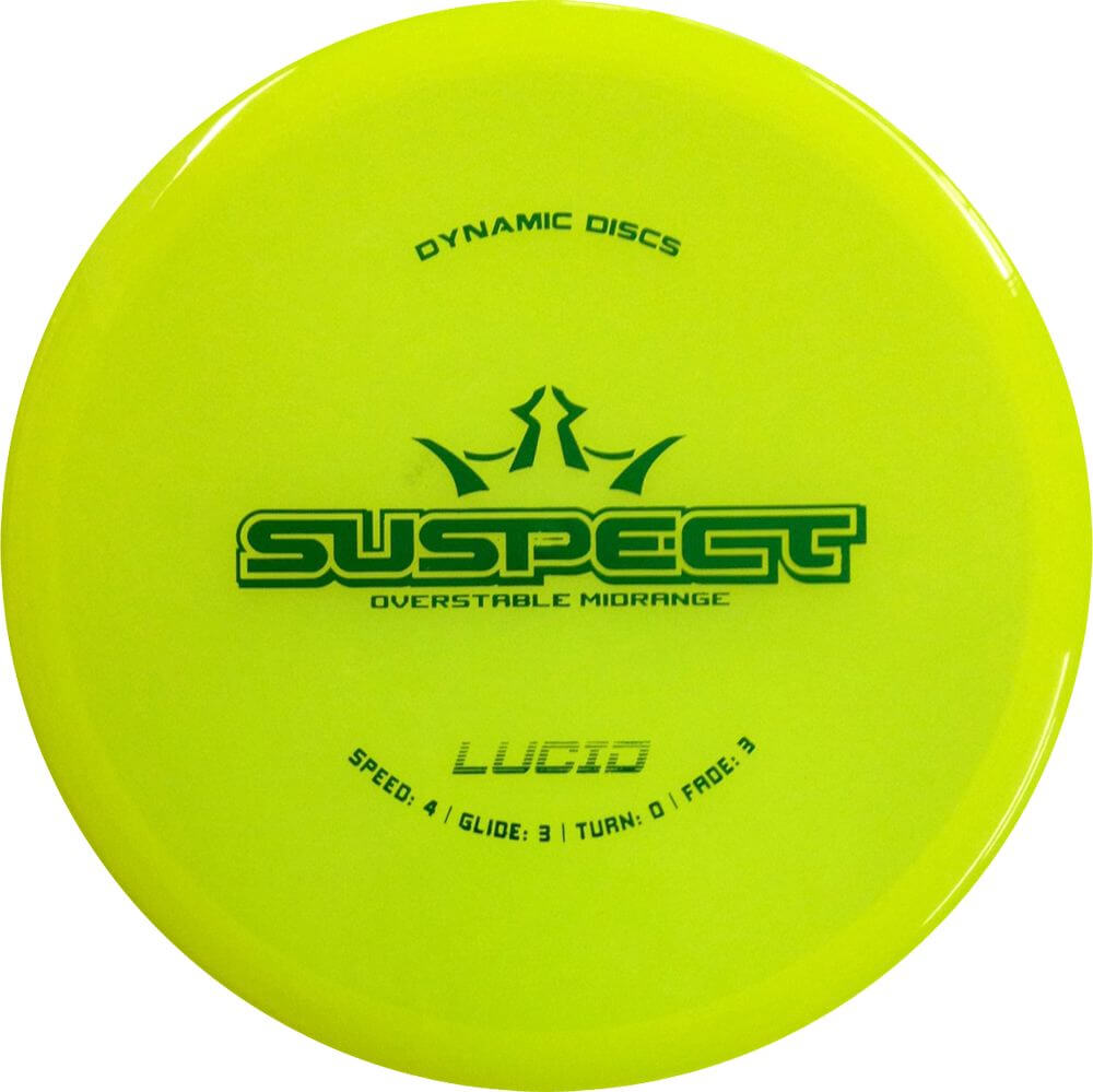 Dynamic Discs Discgolf-Disc Midrange Suspect Lucid Dynamic Discs Disc Golf Midrange Lucid Line Suspect