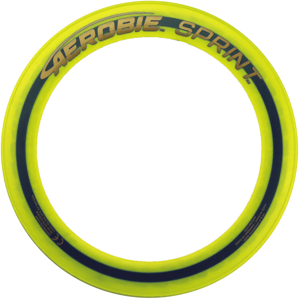 Aerobie Sprint Frisbee-Ring 25cm yellow