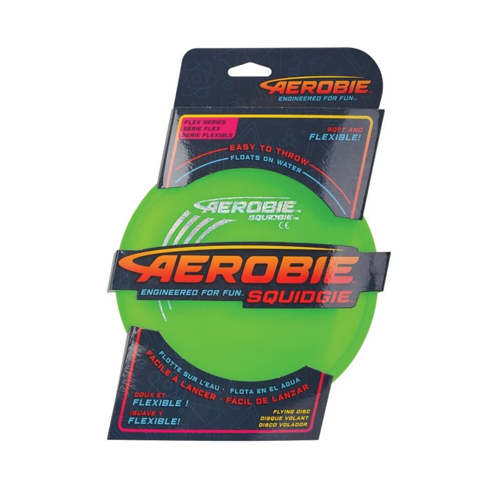 Aerobie Squidgie Disc Frisbee aus Gummi Grün