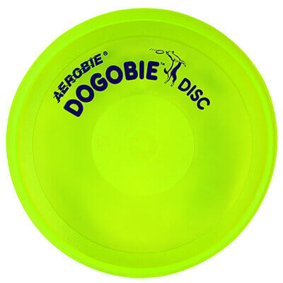 Aerobie Dogobie dog disc yellow