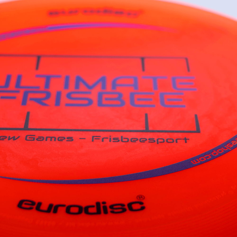 eurodisc® 175g Ultimate Frisbee New Games Orange aus Bio-Kunststoff