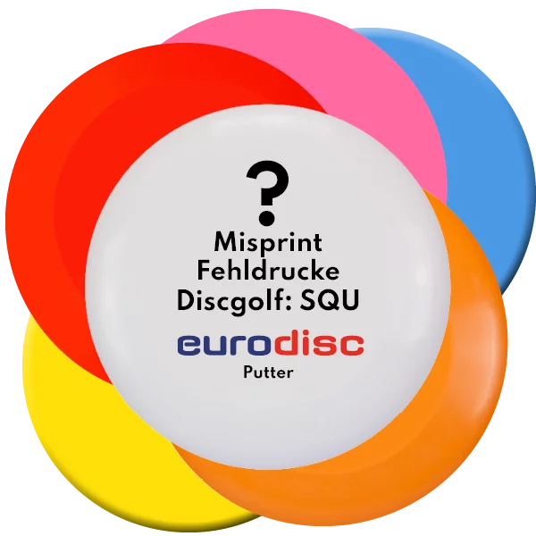 eurodisc Misprint Discgolf SQU - Putter - Midrange -  Driver