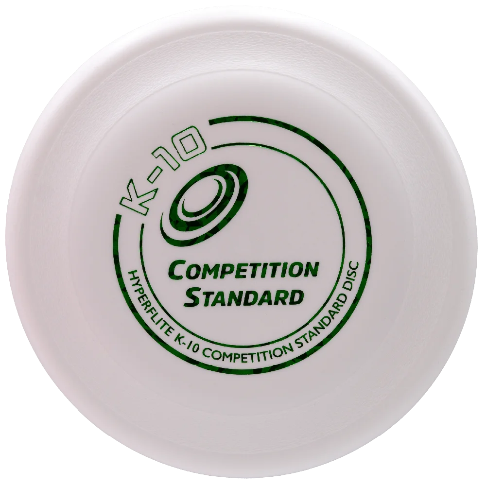 Hyperflite K10 Dog Disc Competition Standard-white
