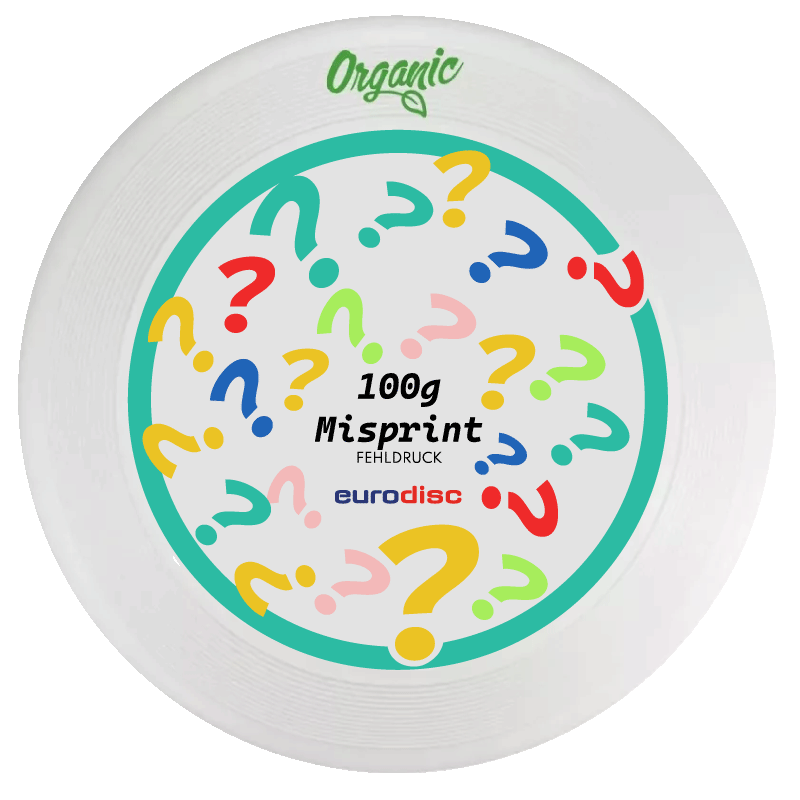 eurodisc® 100g Kids Frisbee Secret Organic, White