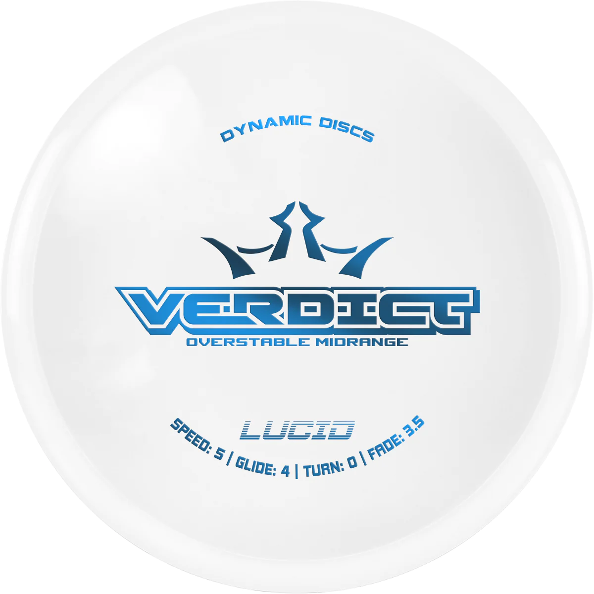 Dynamic Discs Disc Golf Midrange Lucid Line Verdict Dynamic Discs Disc Golf Midrange Lucid Line Verdict