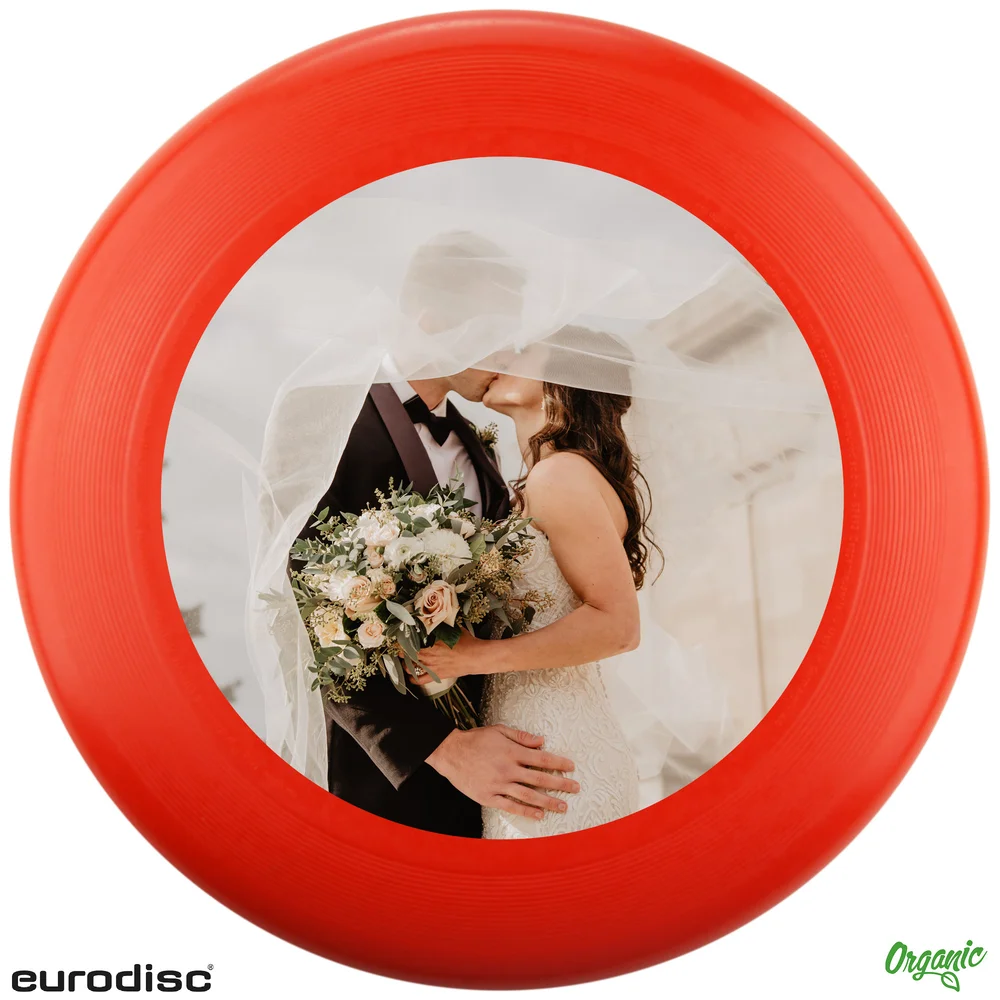 Individuelle eurodisc® 175g Ultimate Frisbee Rot aus Bio-Kunststoff