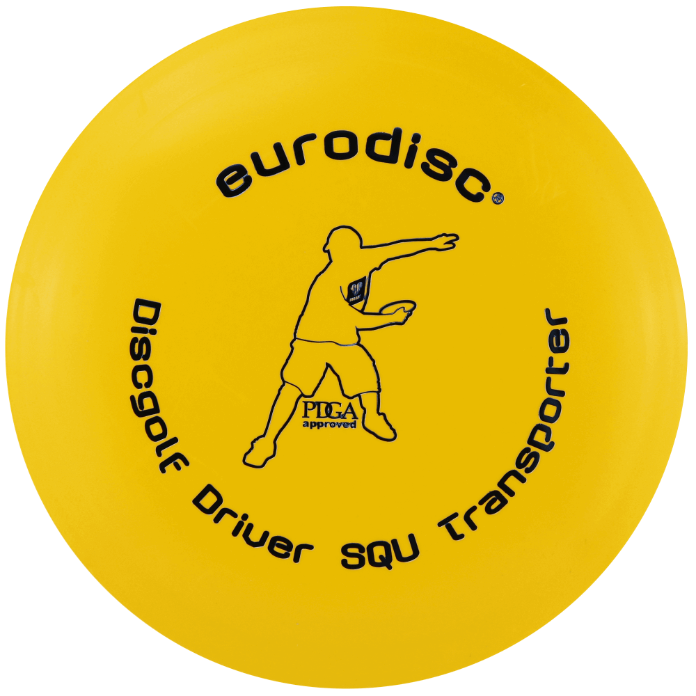 eurodisc® Disc Golf Fairway Driver Transporter SQU Gelb