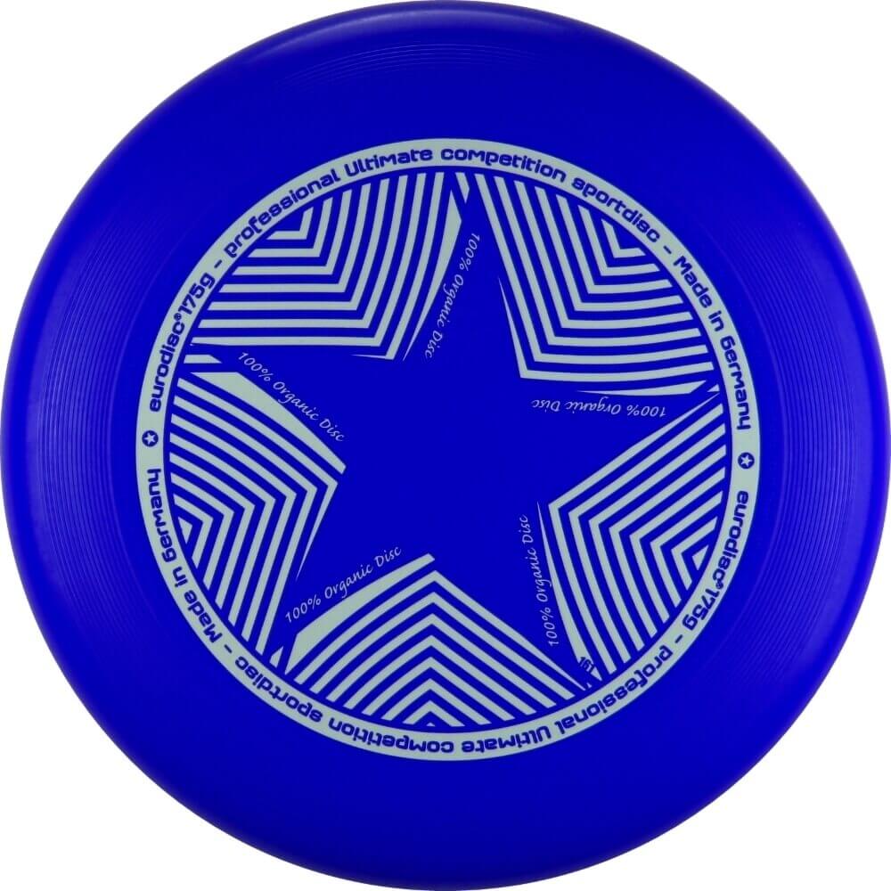 Eurodisc 175g Ultimate Frisbee Star Dunkelblau aus Bio-Kunststoff