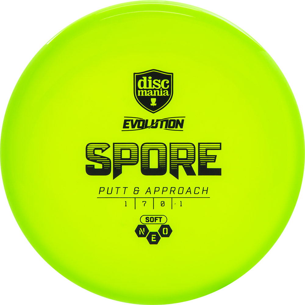 Discmania Disc Golf Putt & Approach Soft Evolution Neo Spore Grün