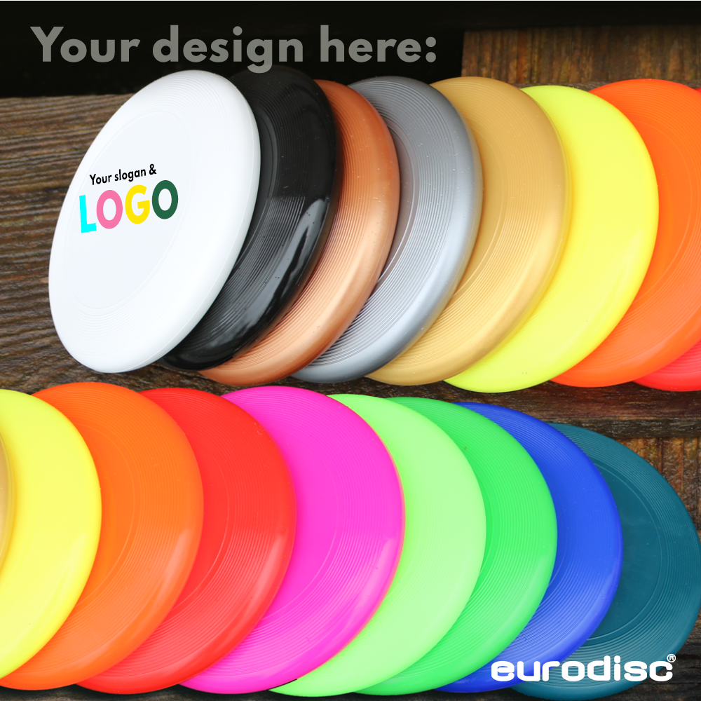 Individuelle eurodisc® 25g Mini Frisbee SILBER Individuelle eurodisc® 25g Mini Frisbee SILBER