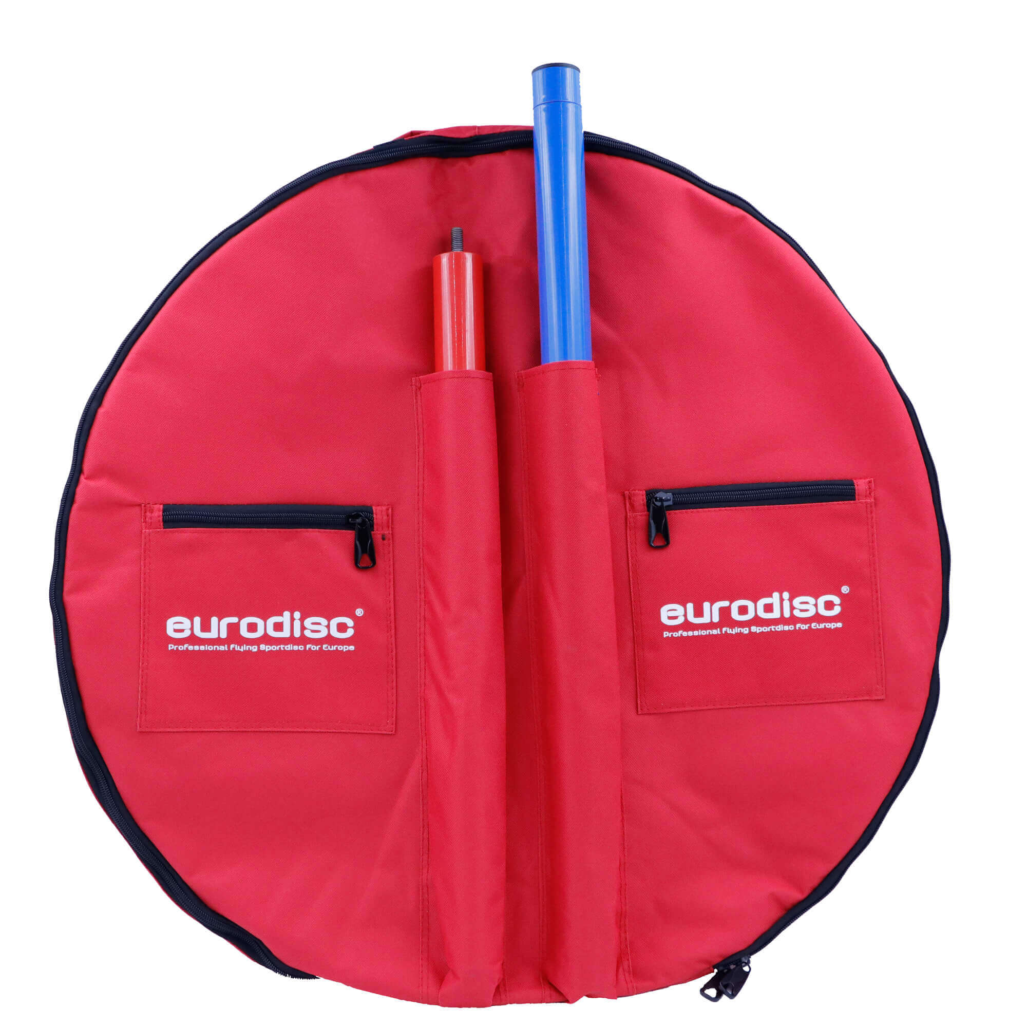 eurodisc® Double Layer Chain Disc Golf Target incl. Red Bag (Bagpack)