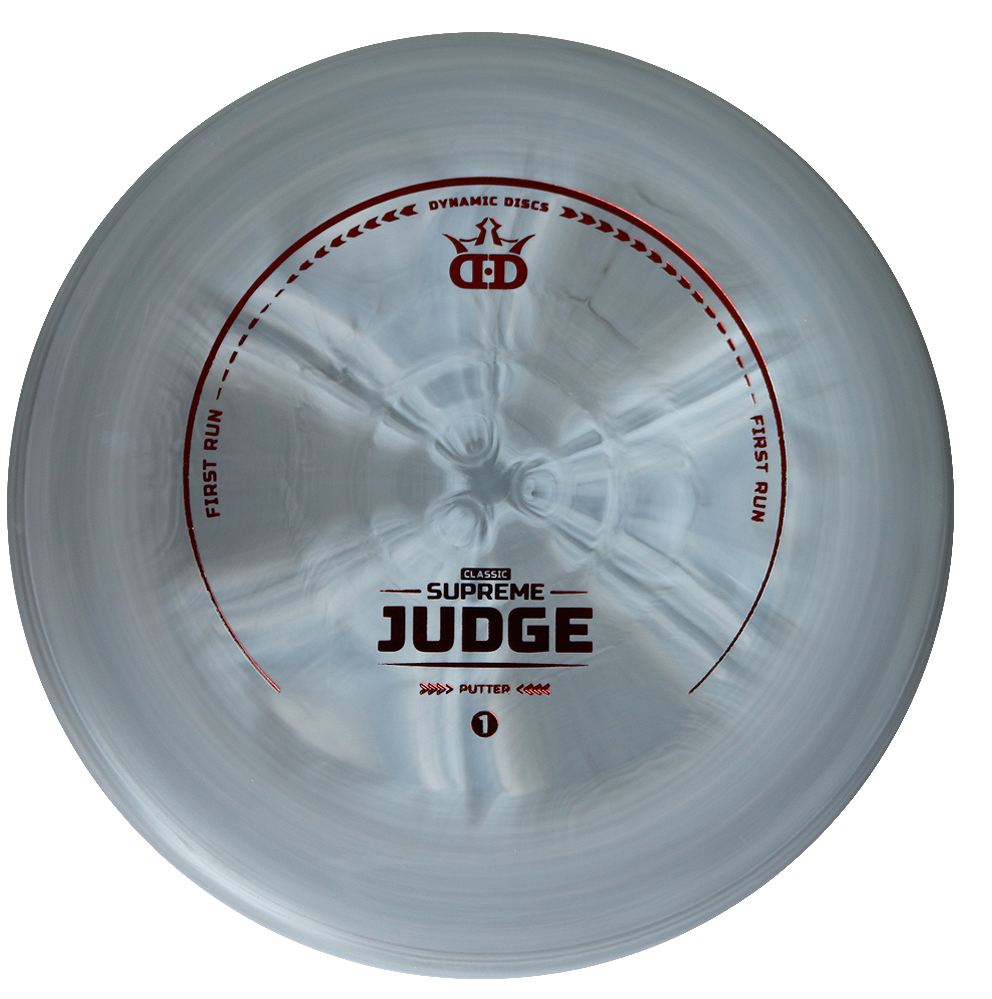 Dynamic Discs DiscGolf Putter Classic Supreme Judge First Run