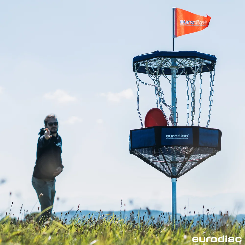 Disc-Golf-Korb eurodisc® Chainwalker mobil Blau+gratis Putter Disc-Golf-Korb eurodisc® Chainwalker mobil Blau+gratis Putter