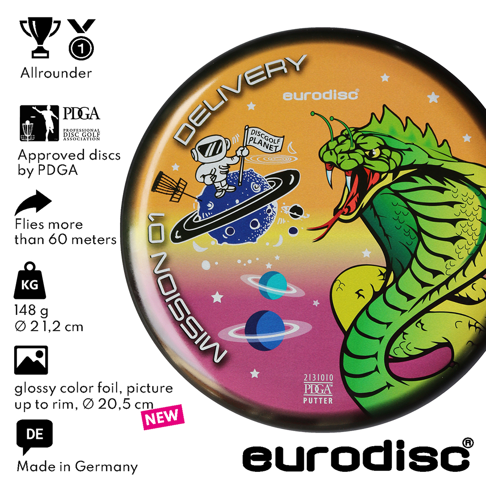 eurodisc® Disc Golf Einsteigerset SQU Space Edition