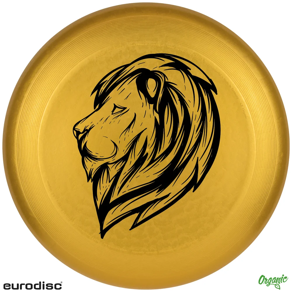 Individuelle eurodisc® 175g Ultimate Frisbee Gold aus Bio-Kunststoff