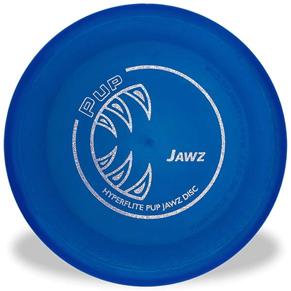 Bissstarke Hundefrisbee Hyperflite K10 Jawz Pup Blau