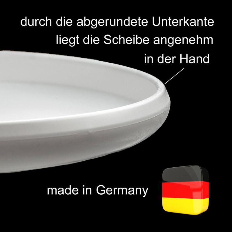 eurodisc® 175g Ultimate Frisbee New Games Hellblau aus Bio-Kunststoff eurodisc® 175g Ultimate Frisbee New Games Hellblau aus Bio-Kunststoff