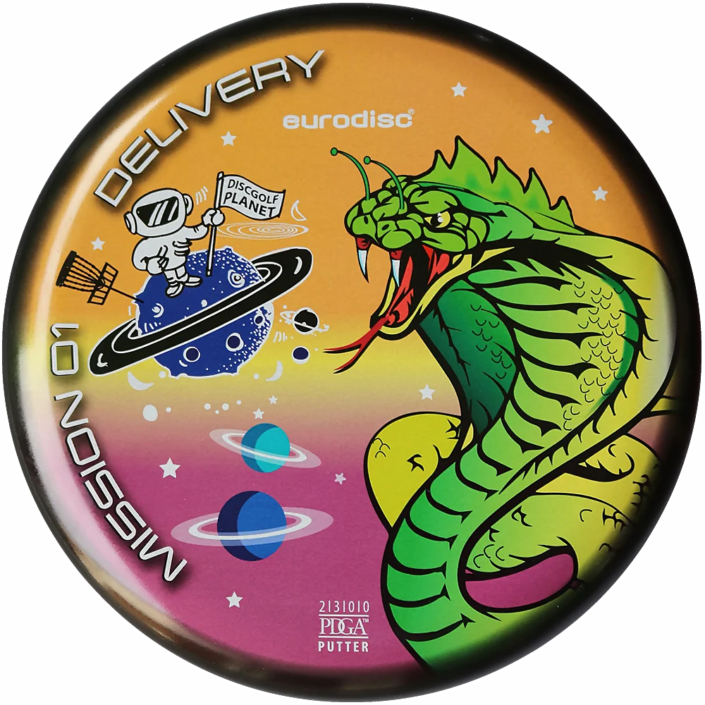 eurodisc® Disc Golf Putter Delivery Mission 01 Space Edition eurodisc® Disc Golf Putter Delivery Mission 01 Space Edition