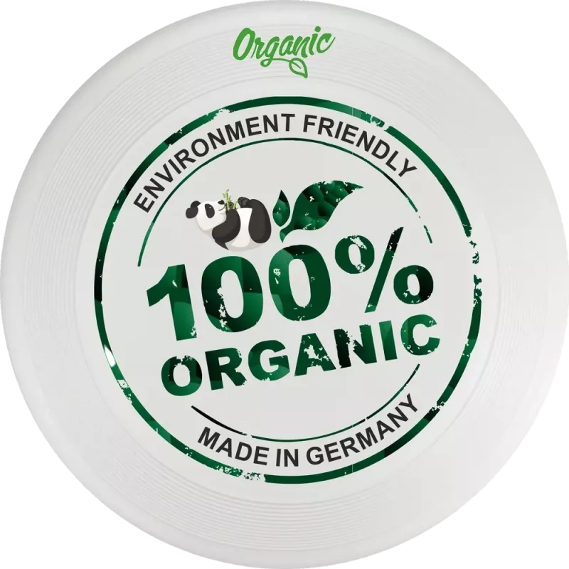 eurodisc® 100g 100% BIO Frisbee 23cm mit Panda Motiv eurodisc® 100g 100% BIO Frisbee 23cm mit Panda Motiv